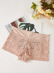 Lace Stitching Panties Stretchy Intimates Women's Lingerie