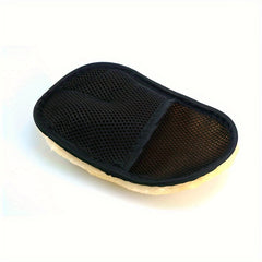Soft Lamb Deep Pile Wash Mitt Car Cleaning Gloves Qy10