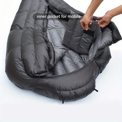 Ultralight Winter Down Sleeping Bag for Camping