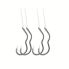 12pcs High Carbon Steel Fishing Hook for Carp Fishing Sizes 0-13