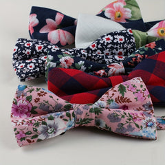 British Style Men's Double Layer Bow Tie - Wedding Groom Dress