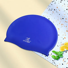 Unisex Waterproof Silicone Swimming Cap for Pool Beach Training