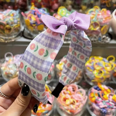 Colorful Anti slip Hair Hoop Children s Headband Flower Print