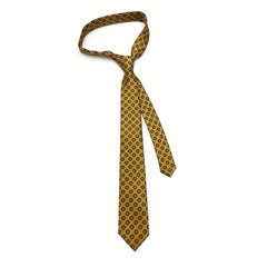 Vintage Green Paisley Floral Necktie Wedding Tie