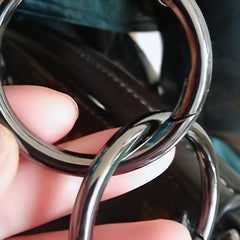 5pcs 6 Zinc Alloy Spring Buckle O Shaped Keychain Bag Accessories