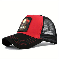 Unisex Mesh Baseball Cap Clown Embroidery Outdoor Sport Hat