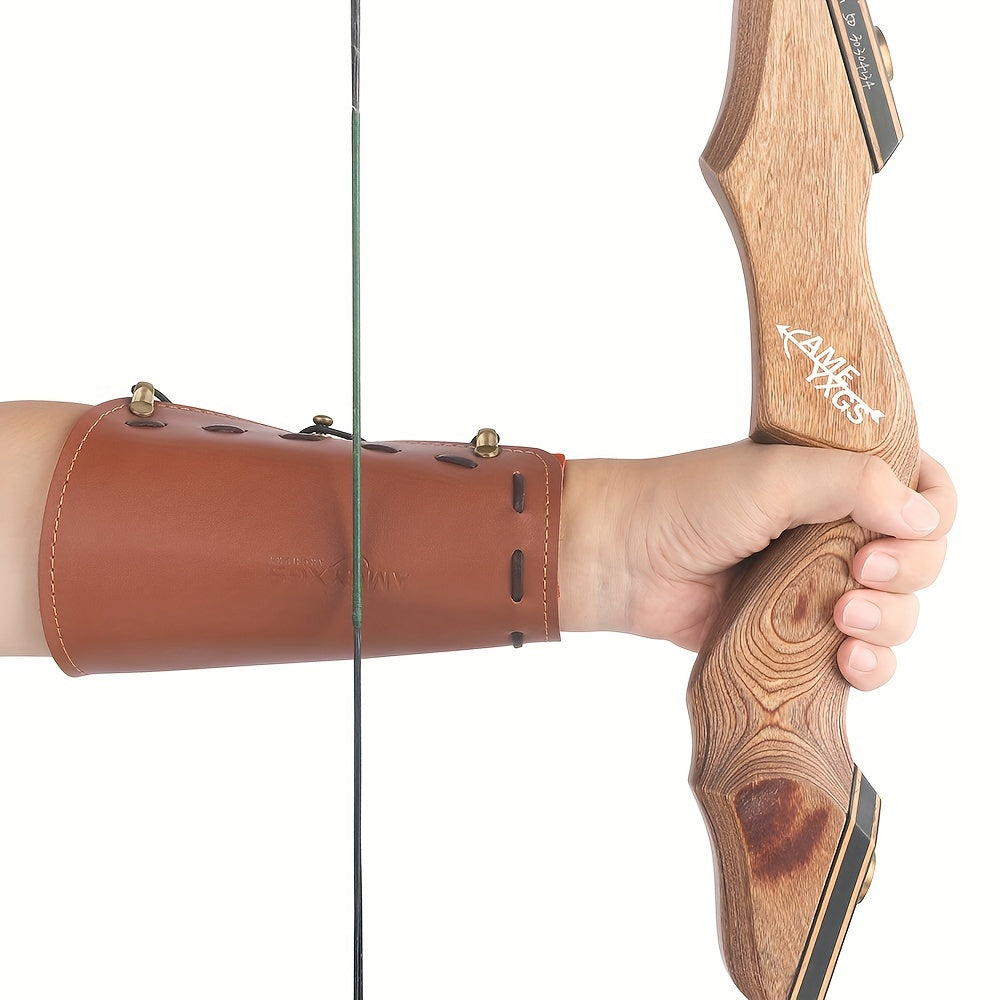 1pc Armguard Protector Cowhide Archery Arm Guard