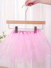 Sequin Tutu Skirt Girls Ballet Gymnastics Practice Girls 6 7y