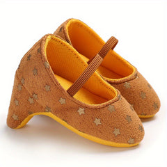 Baby Girl High Heel Shoes Soft Slip On Walking Shoes for Photo Party