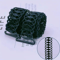 Circular Embroidery Shoulder Straps Adjustable Underwear Straps