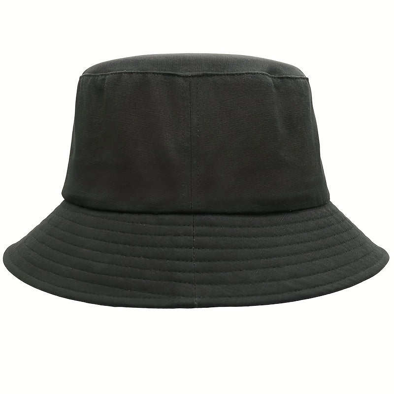 Sun Protection Cotton Bucket Cap Lightweight Breathable Sports Hat For Men Women
