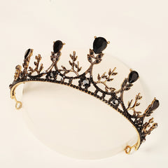 Prom Crystal Crown Headband Vintage Bride Hair Accessories