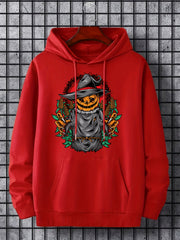 Men's Pumpkin Graphic Hoodie Casual Sweatshirt