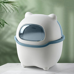 Mini Cartoon Desktop Trash Can Flip Top Storage Trash Can