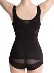 Lace Shaping Tank Top Tummy Control Open Bust Slimmer Underwear