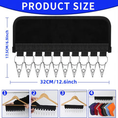 Hat Hanger Drying Rack For Clothes Underwear Ties Scarves Belts