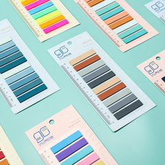 200 Assorted Translucent Sticky Notes Index