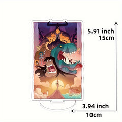 15 01 Cm Anime Standing Figures Toys 2D Acrylic Plated Stand Figure Collectibles
