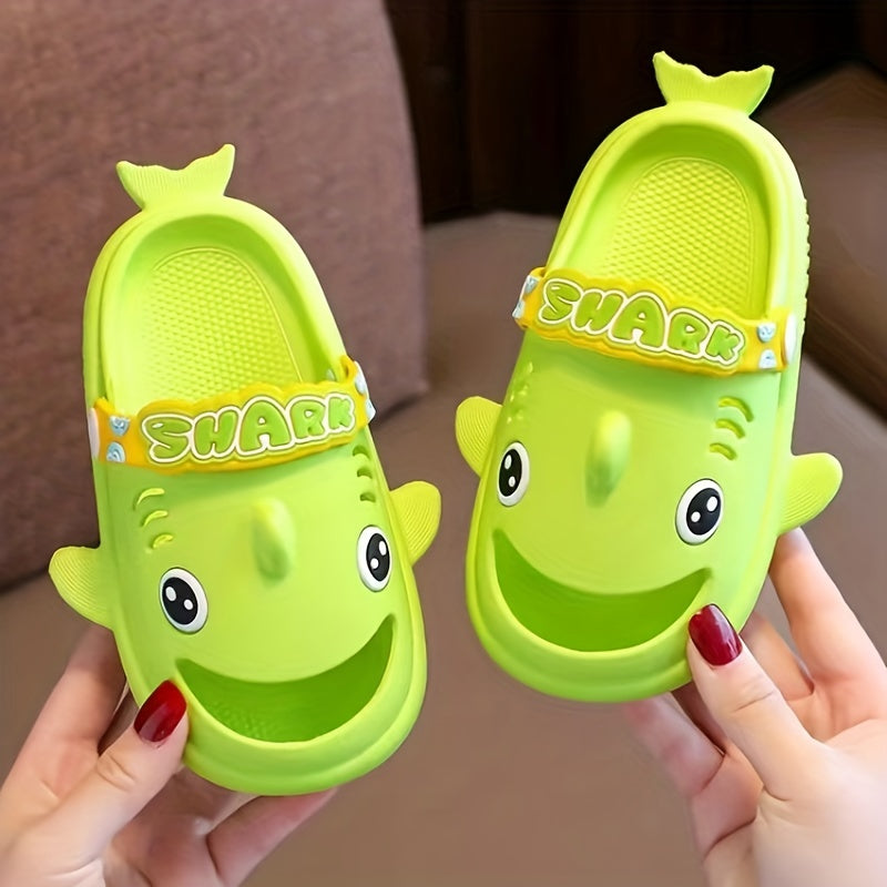 Kids Fish Slides Slippers Soft Soled Anti Slip Shoes