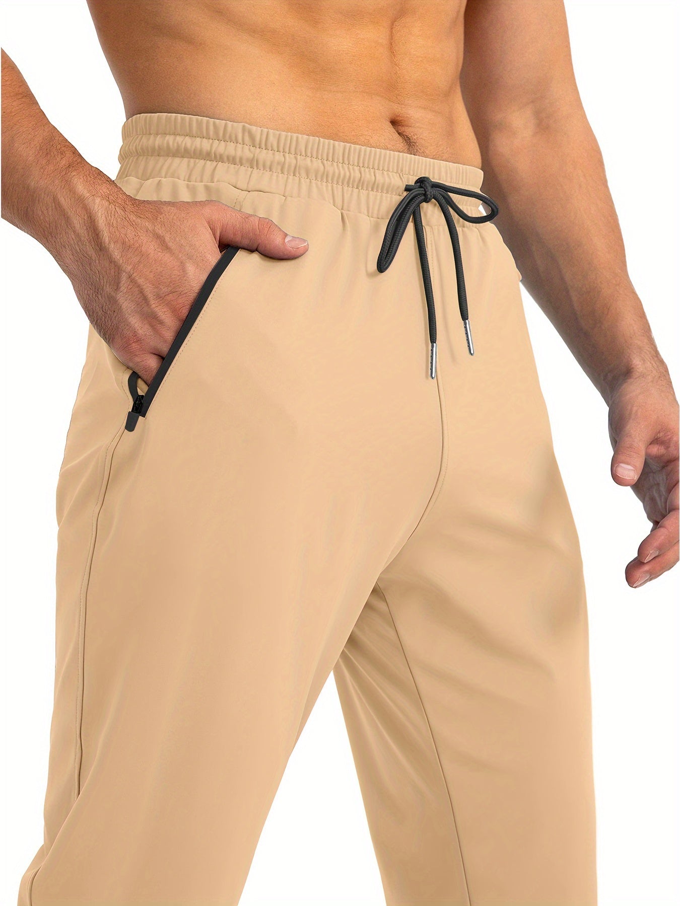 Men's Drawstring Solid Casual Outdoor Pants