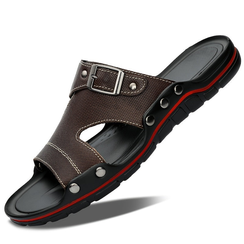 Men's Lightweight Slides Casual Slippers Comfortable House Shoes