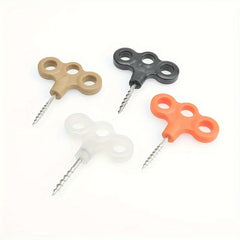 5pcs Plastic Ground Nails Tent Nail Windproof Rope Fixing Buckle