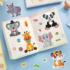 Animal DIY Stickers for Parties Holidays Birthday - Fits Laptops Water Bottles P