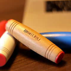 MOKURU Beechwood Fidget Stick for Adults - Portable Flipping Desk Toy