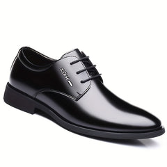 Men's Leather Oxford Shoes British Style Wedding Business Spring
