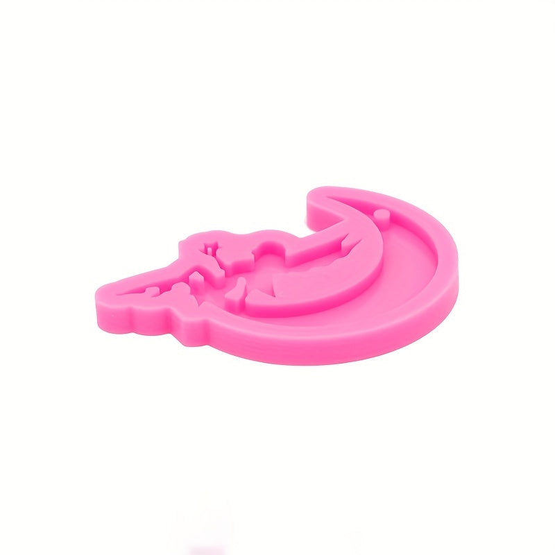 Resin Moon Fairy Girl Silicone Casting Mold for DIY Jewelry Making