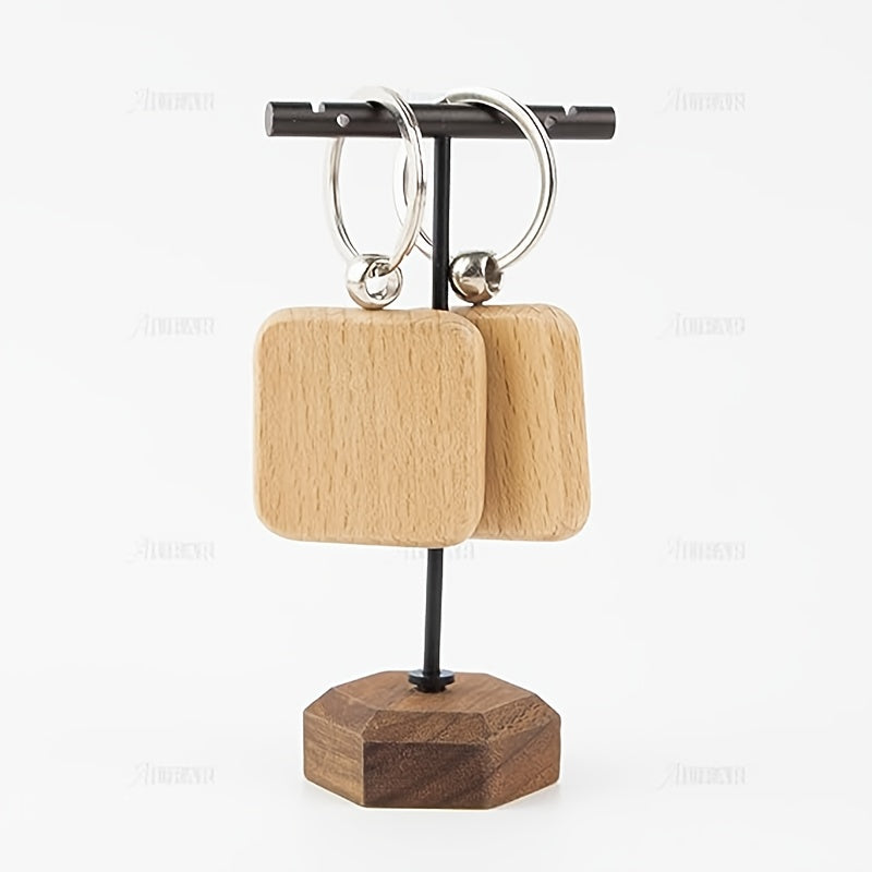 Wooden Key Ring Manufacturer Beech Primary Keychain Craft Small Gift