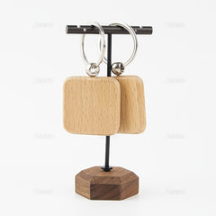 Wooden Key Ring Manufacturer Beech Primary Keychain Craft Small Gift