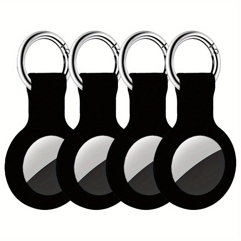 4 Pack Silicone AirTag Case Keychain Holder for GPS Item Finders