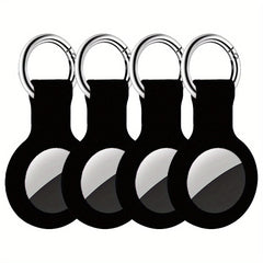 4 Pack Silicone AirTag Case Keychain Holder for GPS Item Finders