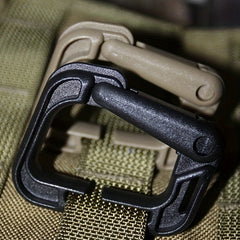 D-ring Buckle Carabiner Backpack Hanging Buckle For Outdoor Camping Hiking