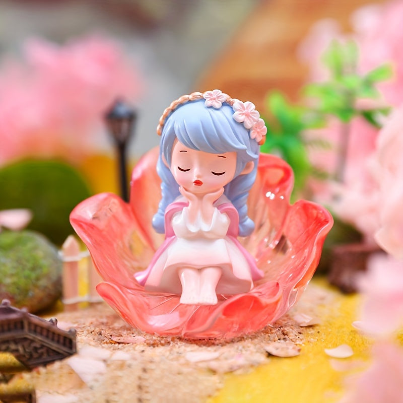 Phoenix Flower Fairy Resin Ornaments for Home Decor