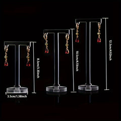 Acrylic Earrings Jewelry Display Stand Set