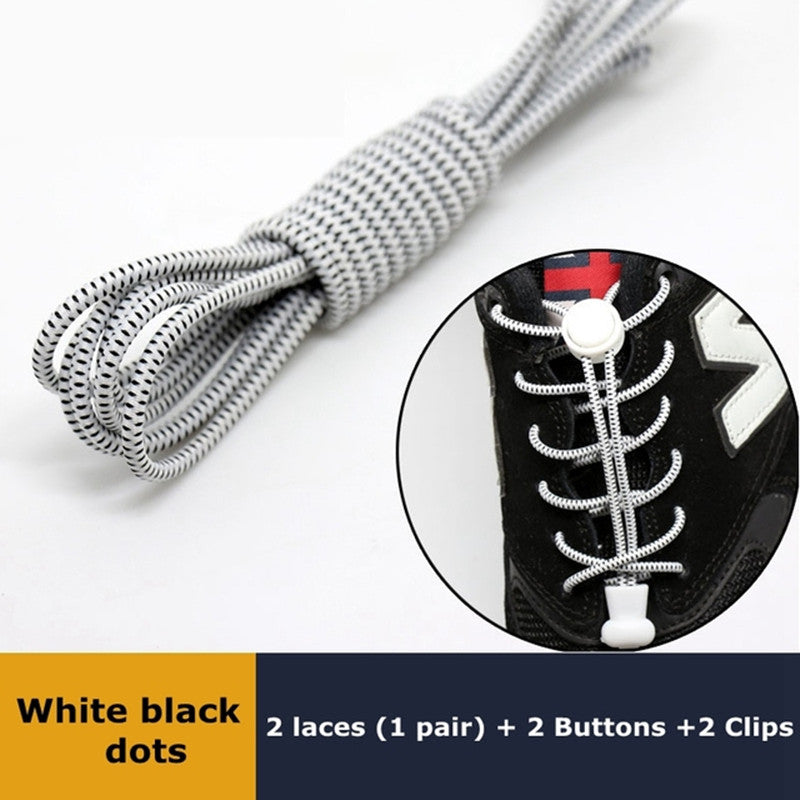 No Tie Shoe Laces Elastic Stretching Lock Lazy Laces Quick Rubber Shoelace