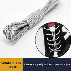 No Tie Shoe Laces Elastic Stretching Lock Lazy Laces Quick Rubber Shoelace
