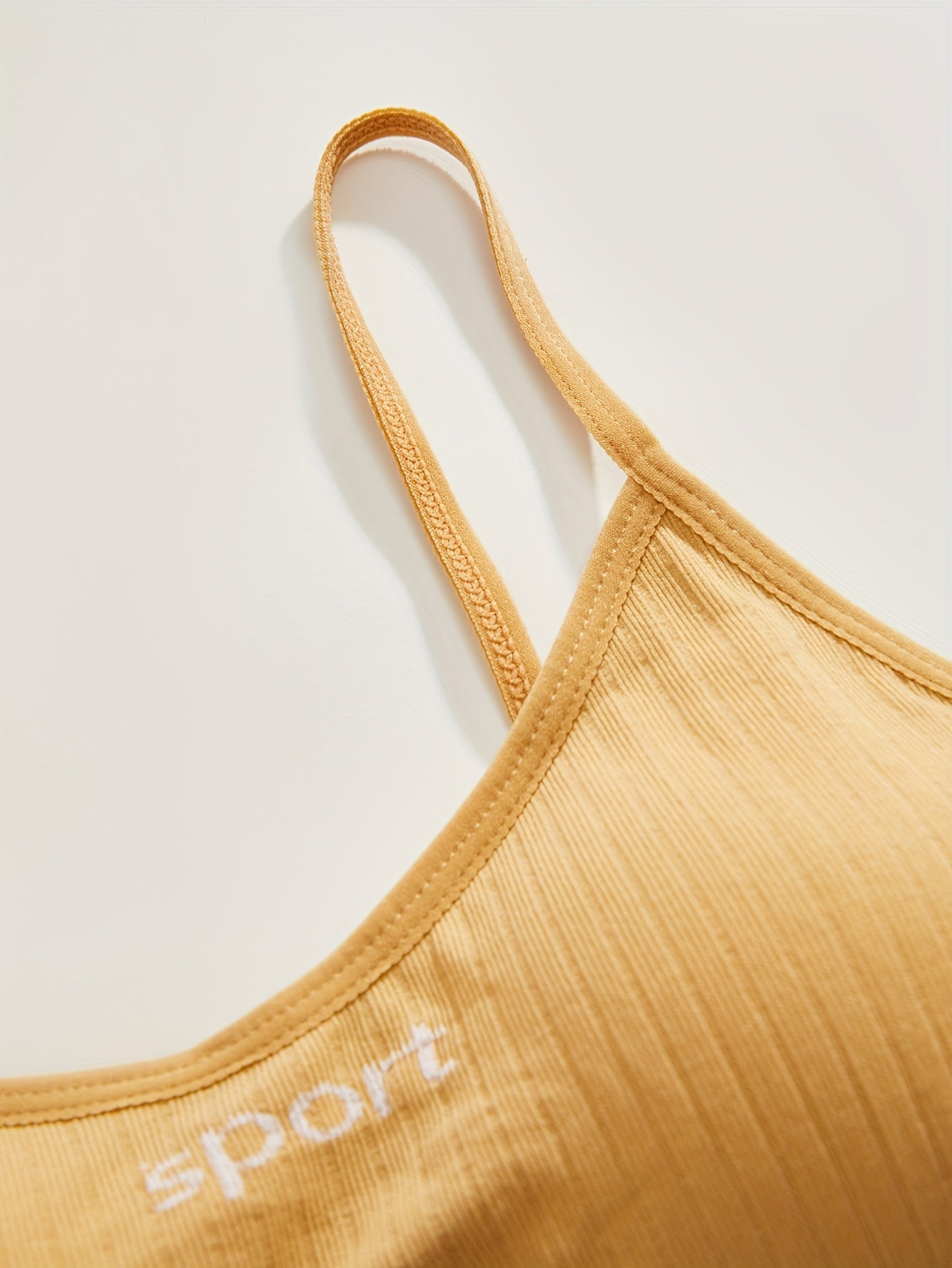 3 Sets Bra & Panties Sports Ribbed Intimates Set