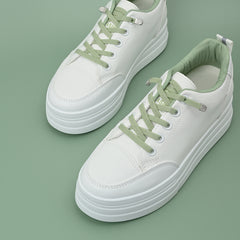 Platform Sneakers Lifting Thick Sole Low Top Women's Shoes