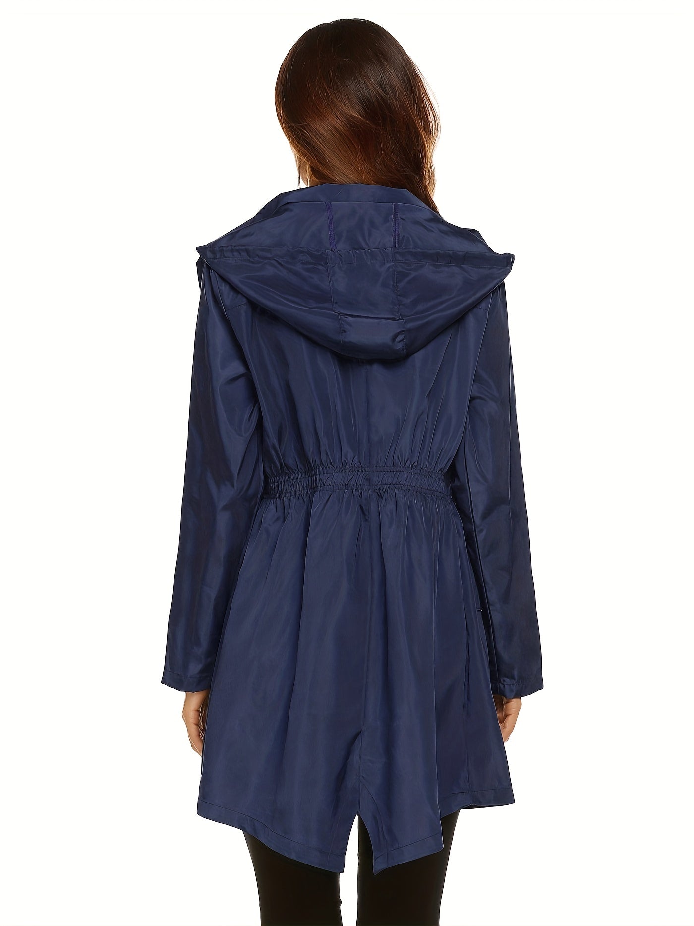 Casual Windproof Hooded Coat For Fall & Winter Women's Clothing