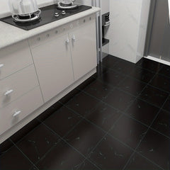 5pcs Marble Peel and Stick Floor Tiles - Waterproof & Easy Install