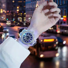 Colorful Luminous Couple Watch Party Sports Quartz Watch