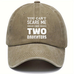 Unisex Distressed Letter Printed Hat Sunscreen Cap
