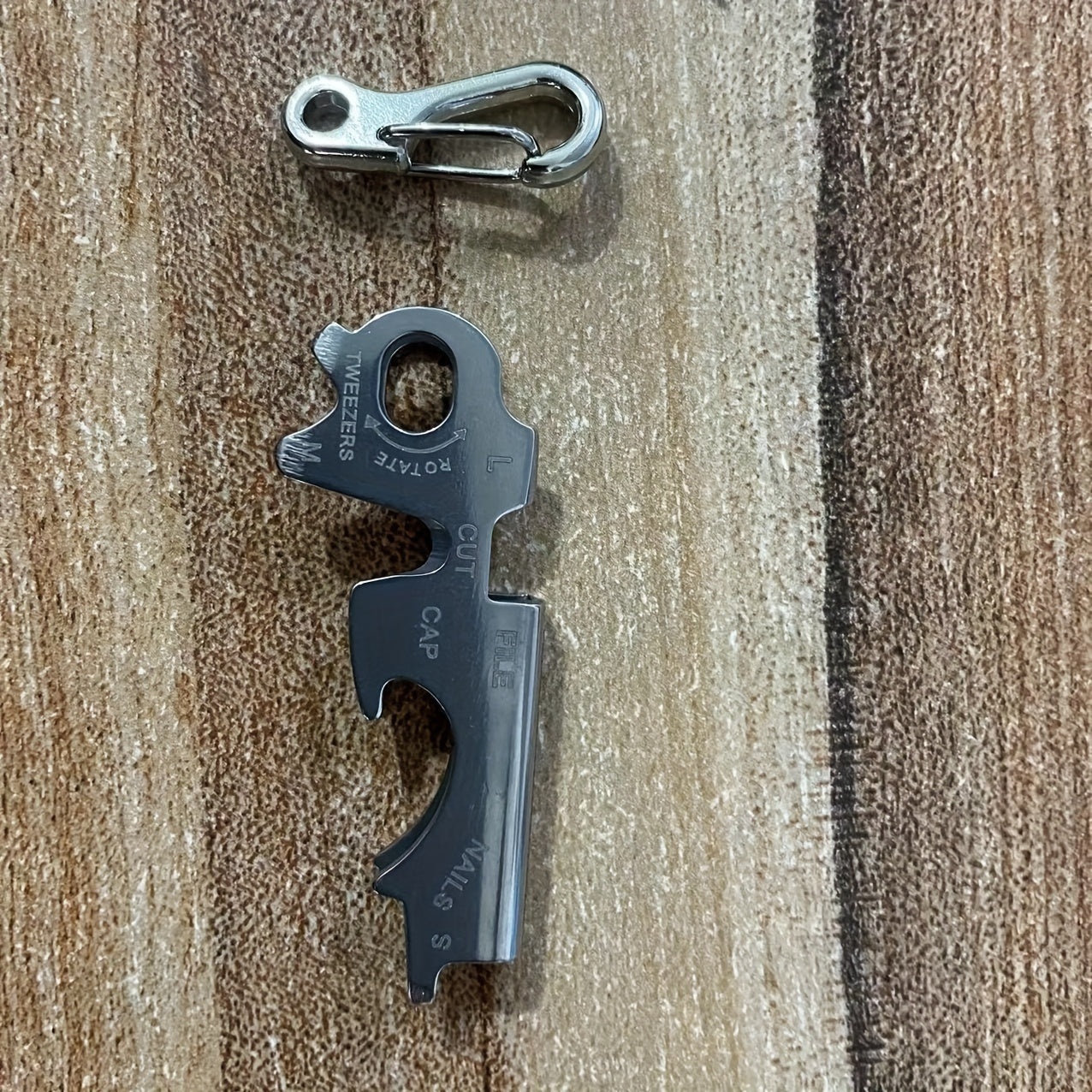 Adventure Carabiner Keychain with Bottle Opener