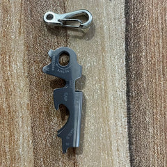 Adventure Carabiner Keychain with Bottle Opener