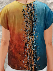 Colorblock V-Neck Tank Top for Women