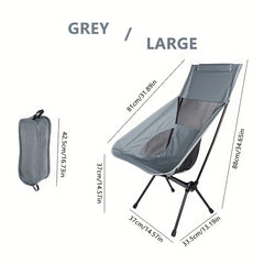 Portable Ultralight Camping Moon Chair for Beach Picnic & Fishing