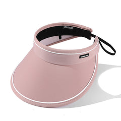Wide Brim Casual Visor Hat UV Protection